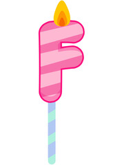 Birthday Cake Topper Letters and Numberes