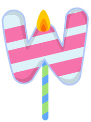 Birthday Cake Topper Letters and Numberes