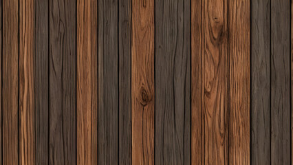 Fototapeta premium Brown wooden planks creating a textured background surface