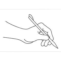 Sketch of a woman in a dress with a hand holding a leaf, vector illustration of a slim model in silhouette design