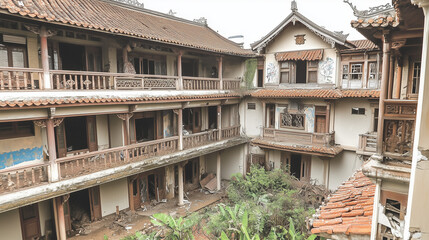 時が止まった廃墟の静寂