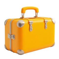 travel suitcase isolated on transparent  background