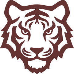 tiger head vector