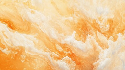 Obraz premium Imagen abstracta de nubes naranjas y blancas