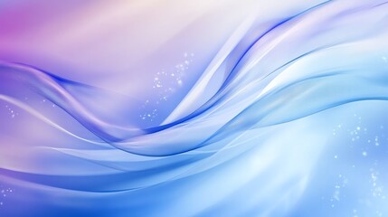 Naklejka premium Abstract Flowing Wave Design with Blue and Purple Gradient Background