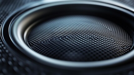 Speaker Grille Closeup: Audio Technology