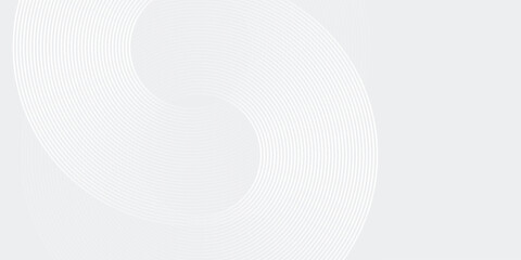 Abstract white glowing geometric lines on gray background. Suit for cover poster simple