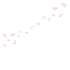 桜の花びらが舞う背景素材