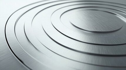 Obraz premium Metallic Ripples: A Study in Surface and Precision