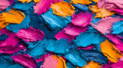 Obraz premium Abstract Colorful Paint Strokes