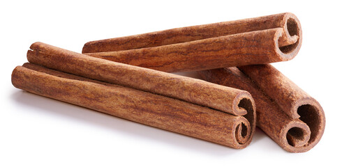 Cinnamon isolated on white background