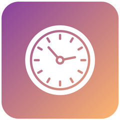 Vector Design Clock Icon Style