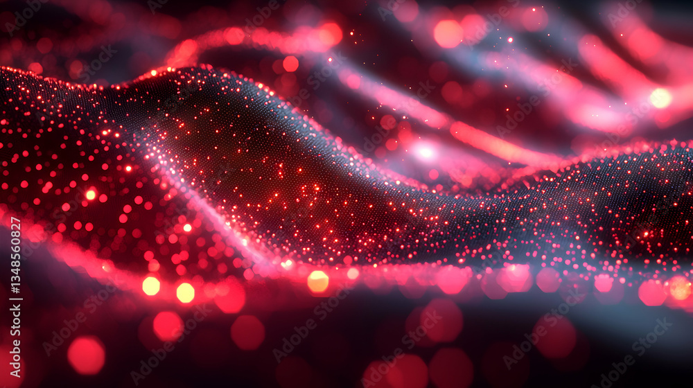 Poster a figure stands in a futuristic corridor flanked by glowing screens displaying complex data. potenti