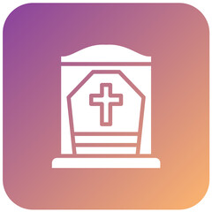Fototapeta premium Vector Design Cemetery Icon Style