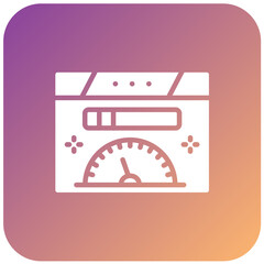 Vector Design Page Speed Icon Style