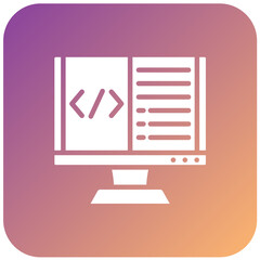 Vector Design Programming Icon Style