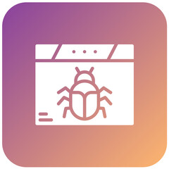 Vector Design Bug Icon Style