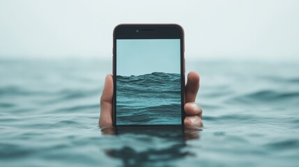 Disaster alerts sent via text messages or mobile phones. The modern technology enabling timely warnings for safety and catastrophes. Planning for disaster preparedness.