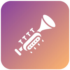 Vector Design Trumpet Icon Style