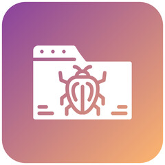 Vector Design Bug Icon Style