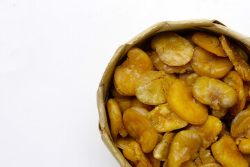 Roasted salted broad beans snack