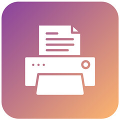 Vector Design Printer Icon Style