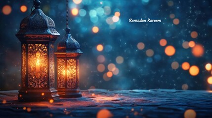 Ramadan Kareem: Illuminated Lanterns