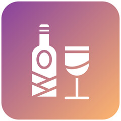 Vector Design Wine Icon Style