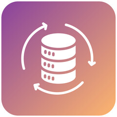 Vector Design Data Backup Icon Style