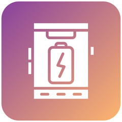 Vector Design Mobile Battery Icon Style