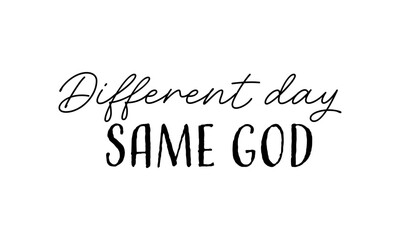 Inspirational Typography Design with Motivational Christian Quote