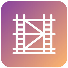 Scaffolding Plank Vector Design Icon Style