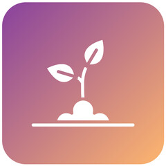 Tree Planting Vector Design Icon Style