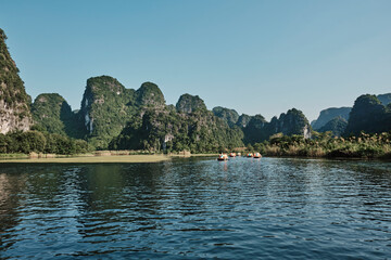 Stunning boat excursion through the scenic landscapes of Ninh Binh, Vietnam