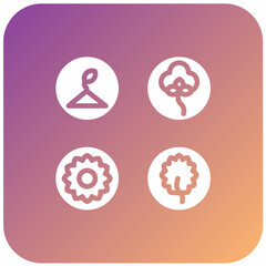 Sustainable Fashion Vector Design Icon Style