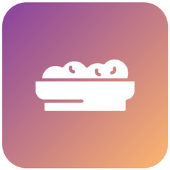 Cottage Cheese Vector Design Icon Style