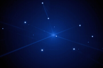 blue abstract background with connected lines and dots 2