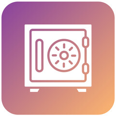 Vector Design Safe Box Icon Style