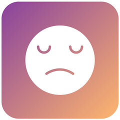 Vector Design Upset Icon Style