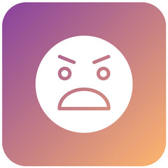 Vector Design Yelling Icon Style