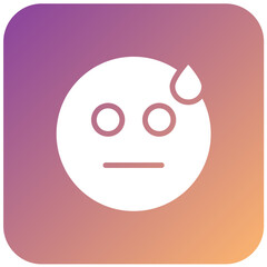 Vector Design Embarrassed Icon Style