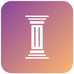 Vector Design Pillar Icon Style