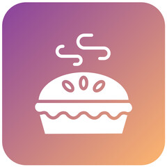 Vector Design Apple Pie Icon Style