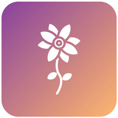 Vector Design Flower Icon Style
