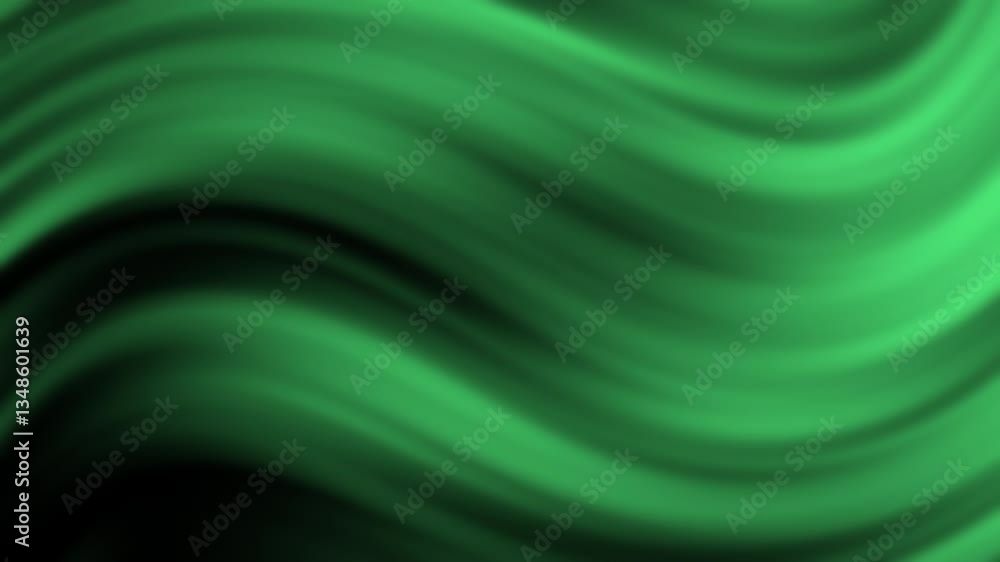 Poster smooth green gradient with gentle motion and textured background for abstract art and design project