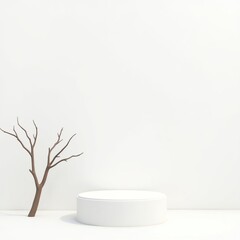 vector illustration of a winter tree