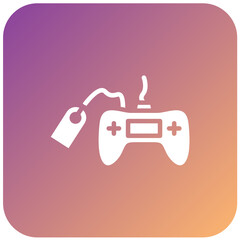 Vector Design Gamepad Sale Icon Style