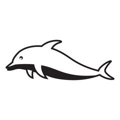 Fototapeta premium Dolphin Icon