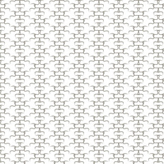 seamless pattern with puzzle. Seamless puzzle pattern or jigsaw parts white with black frame editable. Each part is on separate layout.