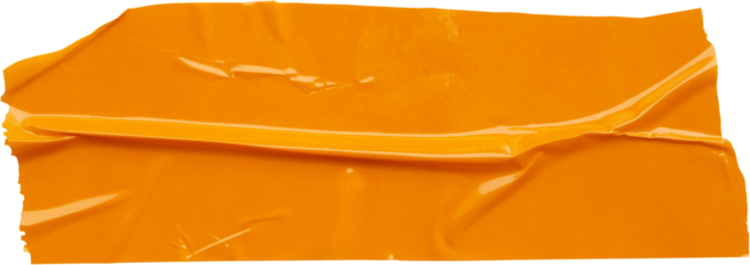 Brown adhesive tape isolated on white background